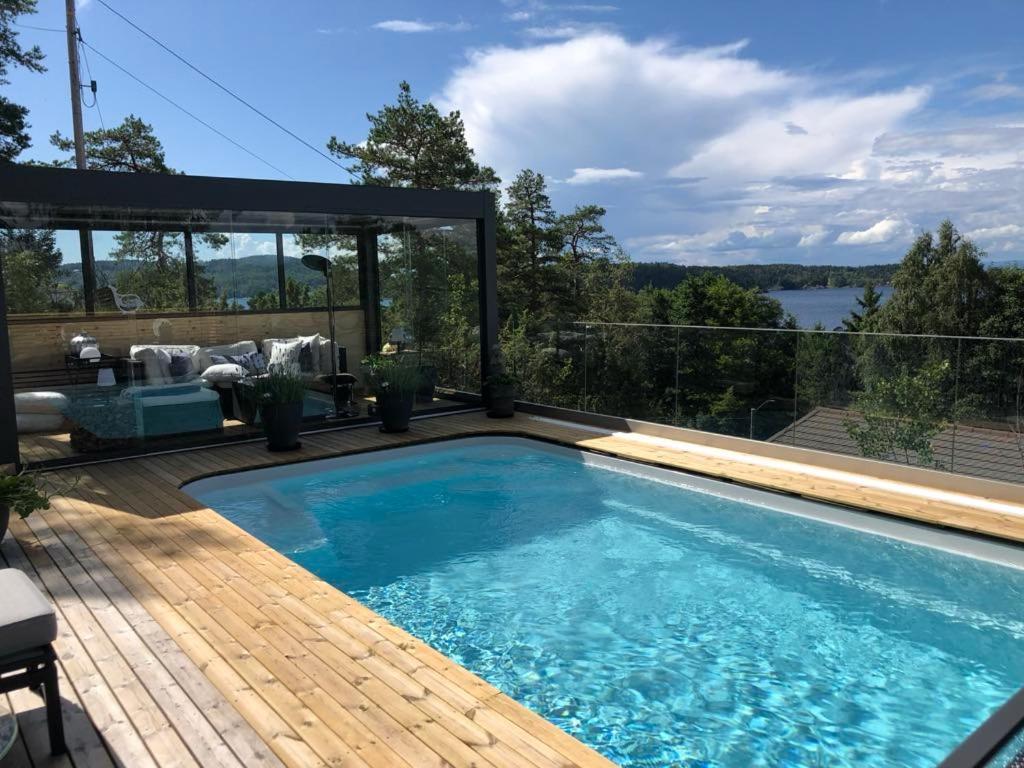 Leilighet I Sorlandshus I Son - Sjoutsikt - Naer Son Spa Exterior foto